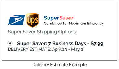 delivery estimate example